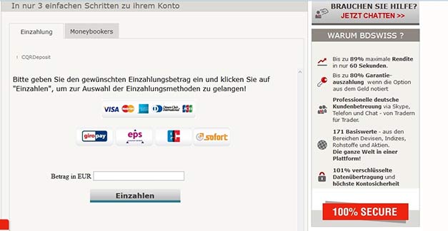bdswiss binäre options broker seriös