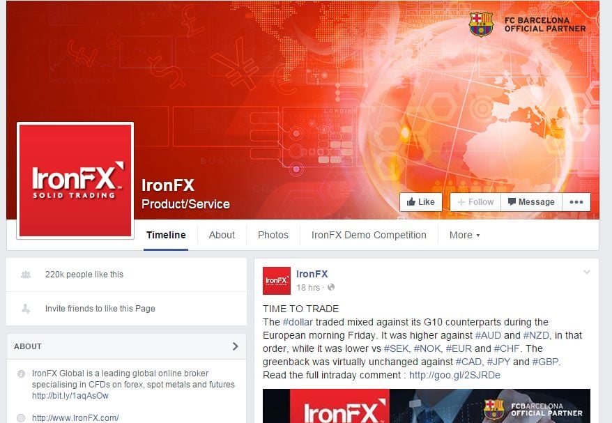 IronFX fb