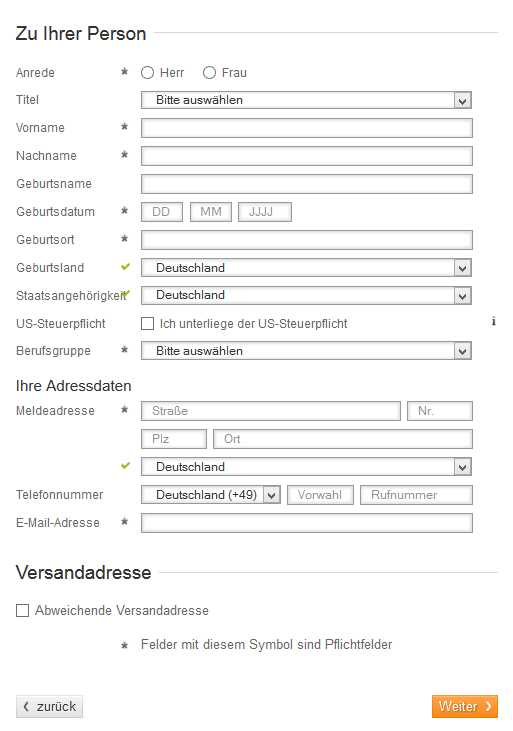 DAB Bank anmelden 1