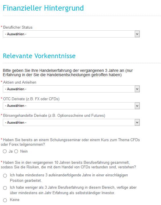 CMC Markets Erfahrungen - Anmeldung 4