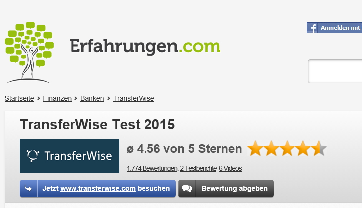 Transferwise erfahrungen