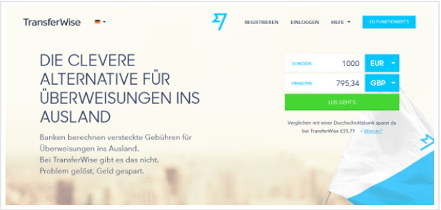 transferwise website