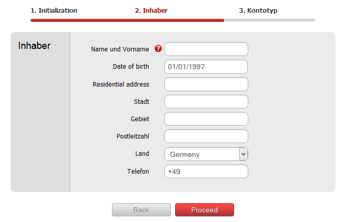 InstaForex Erfahrungen - Registrierung 2