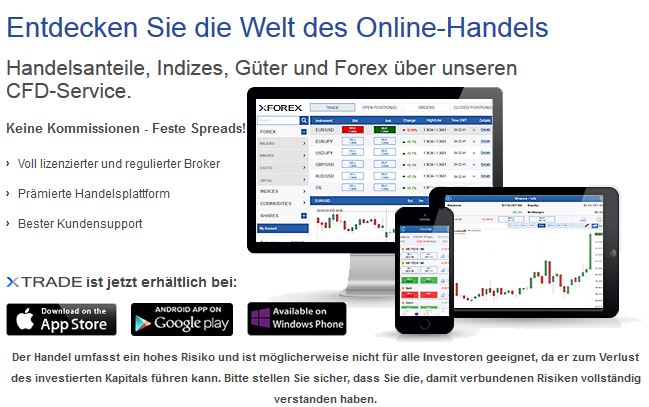 XForex Erfahrungen - Mobil