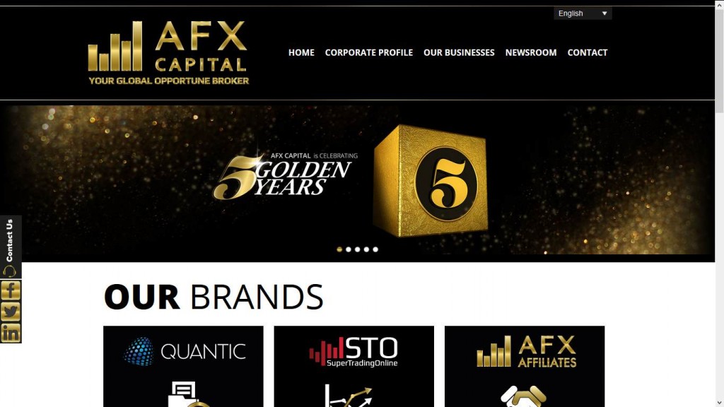 AFX Capital Erfahrungen - Webseite
