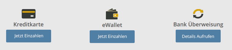 AlgoBanque Erfahrungen - Einzahlung