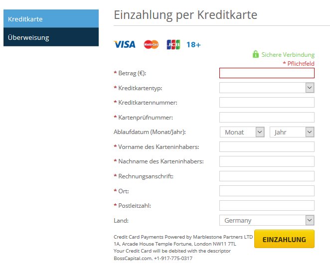 Boss Capital Erfahrungen -