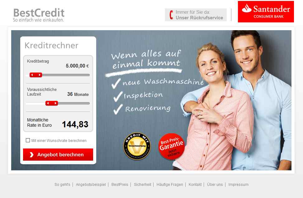 Santander Erfahrungen - Header