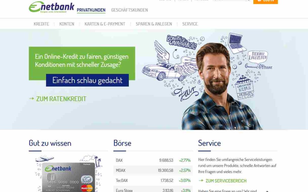 netbank Erfahrungen - Webseite