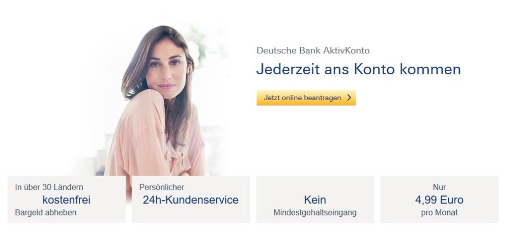 Deutsche Bank Erfahrungen - AktivKonto