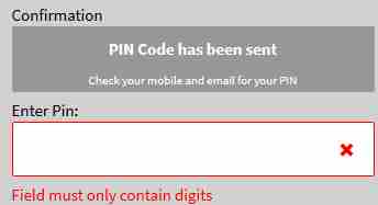 FXTM Erfahrungen - Pin Code