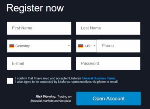 LiteForex Erfahrungen - Registrierung