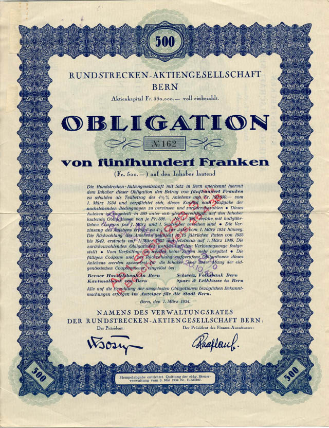 Obligationen handeln auf Obligationenmarkt