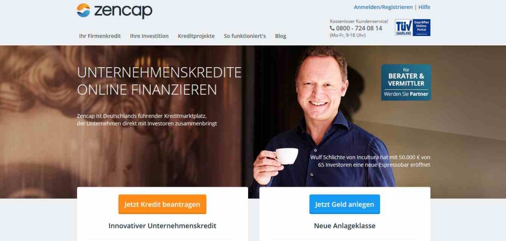 Zencap Erfahrungen - Webseite