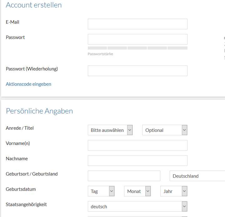 Ginmon Erfahrungen - Registrierung