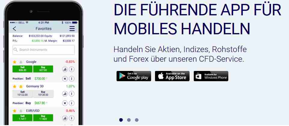 XTrade Erfahrungen - Mobil