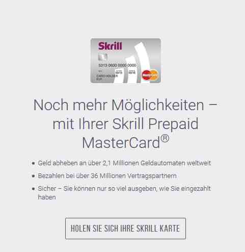 Skrill Prepaid MasterCard