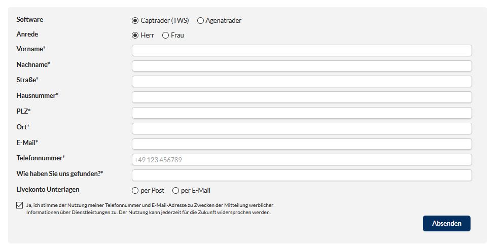 CapTrader App - Demokonto