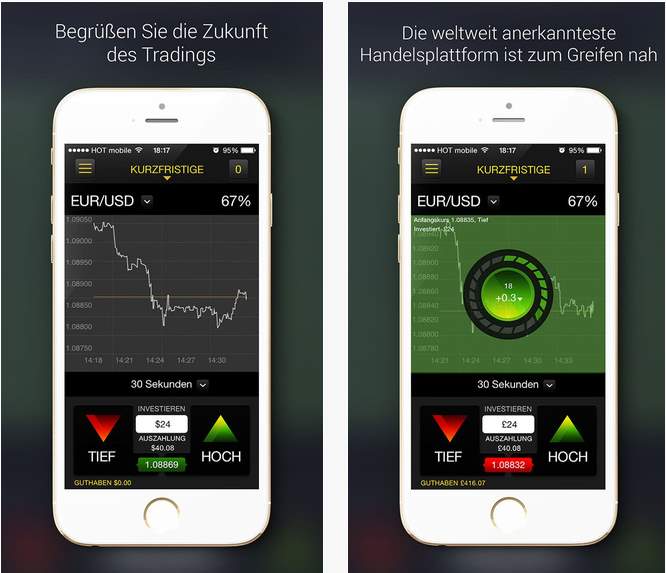 Trading Apps - 24Option App iOS