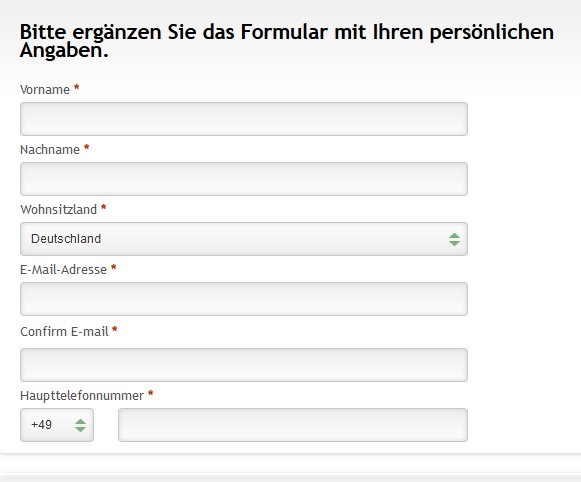 Saxo Bank - Online Formular