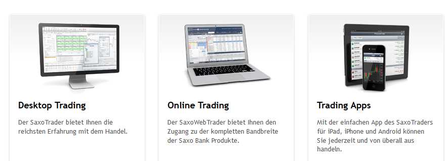 Saxo Bank - Plattformen