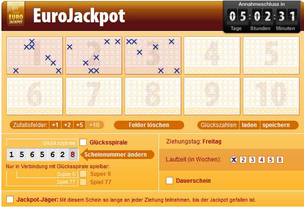 Tipp24 Erfahrungen - EuroJackpot