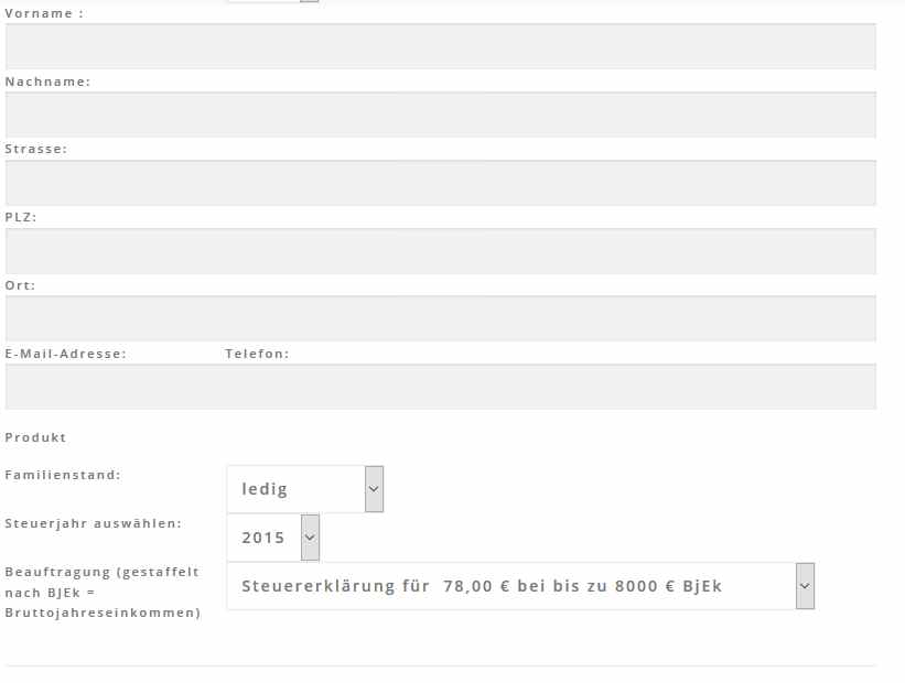 steuermachen.de Erfahrungen - Bestellung