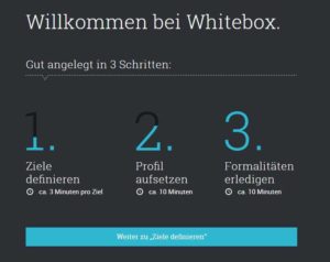 Whitebox Erfahrungen - Anlageprozess