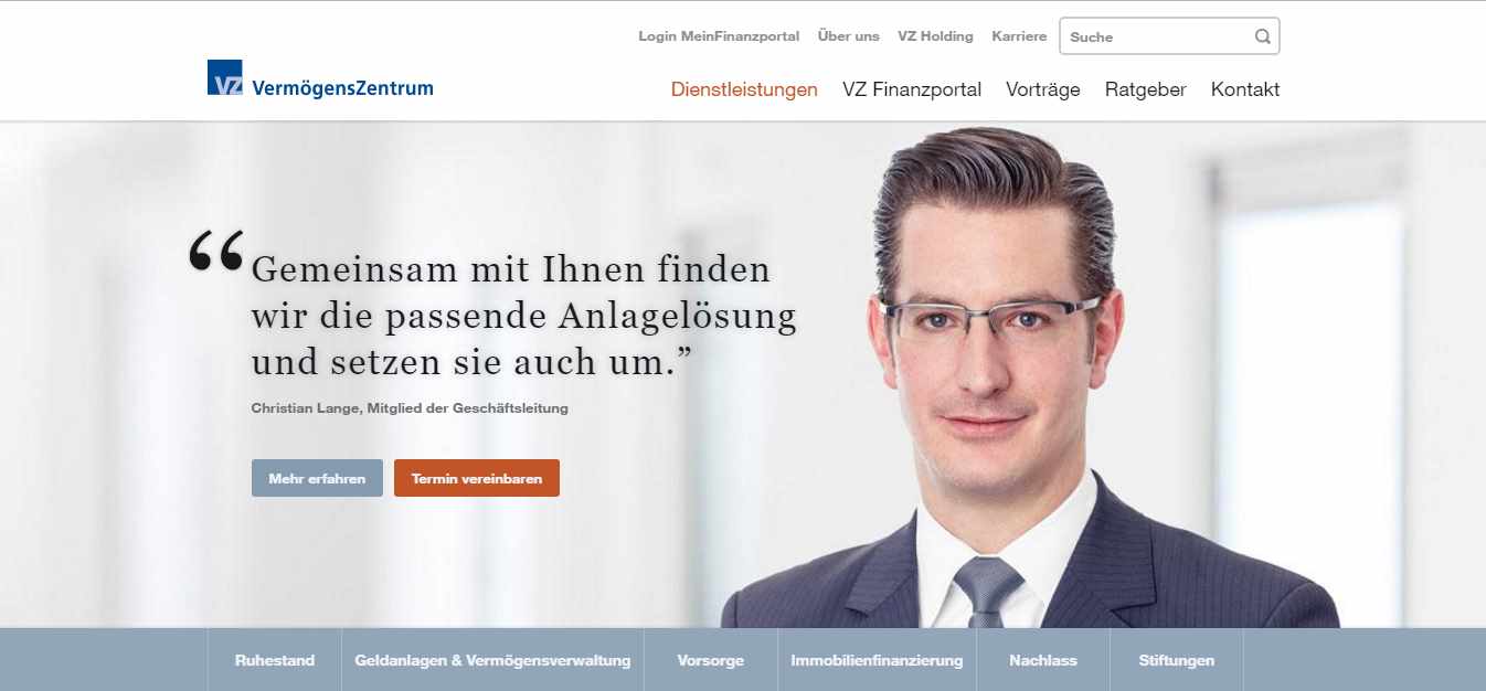 Vermögenszentrum Erfahrungen - Header