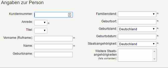 pbbdirekt Festgeld - Online Formular