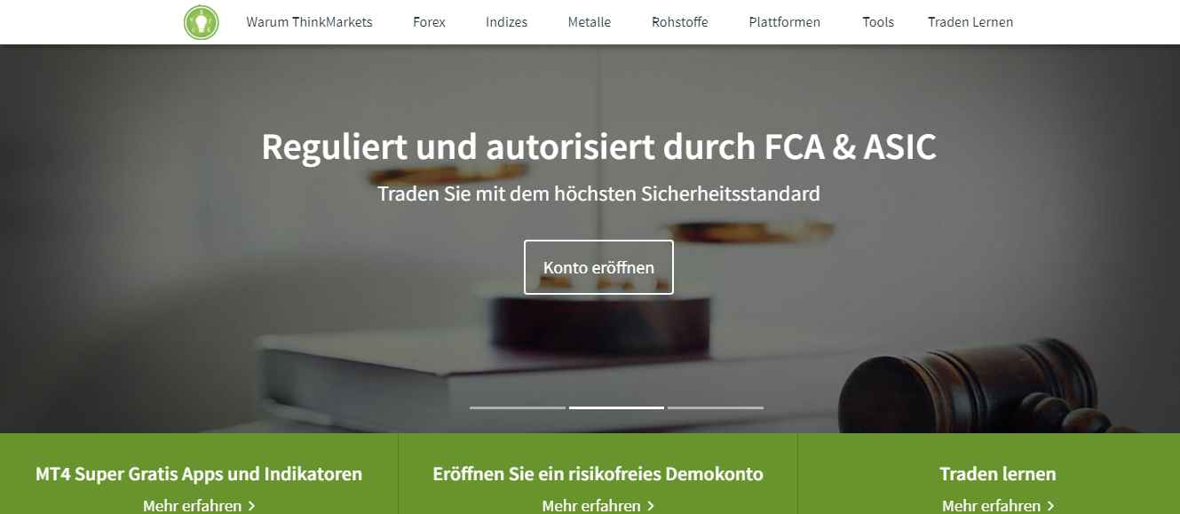 Thinkmarkets Erfahrungen Testbericht Fur Cfd Und Forex Broker - 