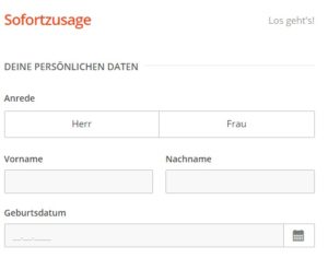 Kautionsfuchs Erfahrungen - Online Formular