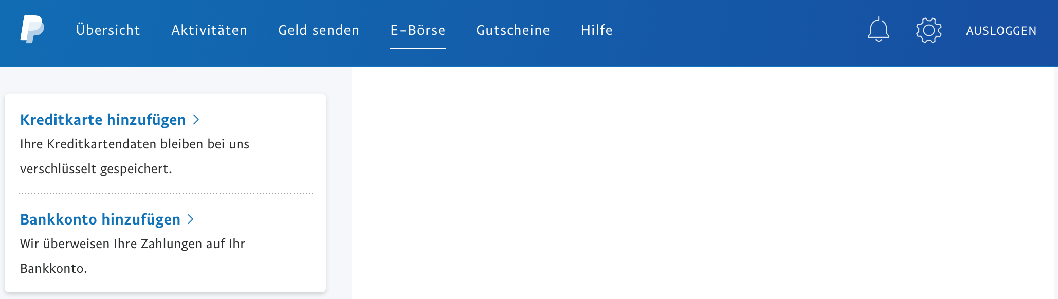 Paypal Umrechnungskurse - Mein Profil