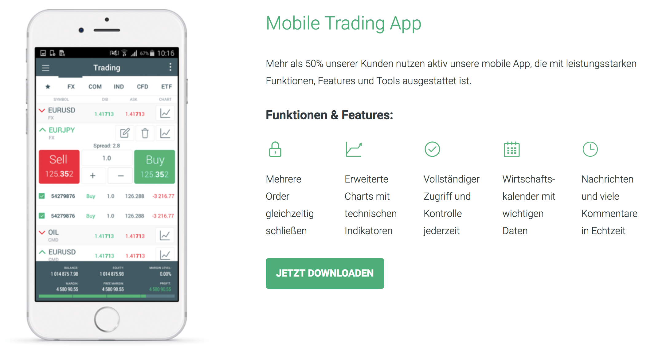 XTB Forex Test