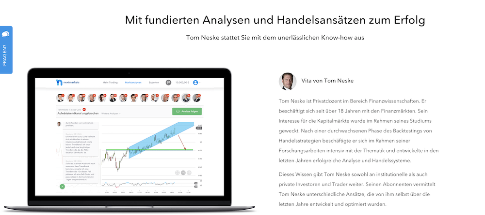 nextmarkets Coach Profil