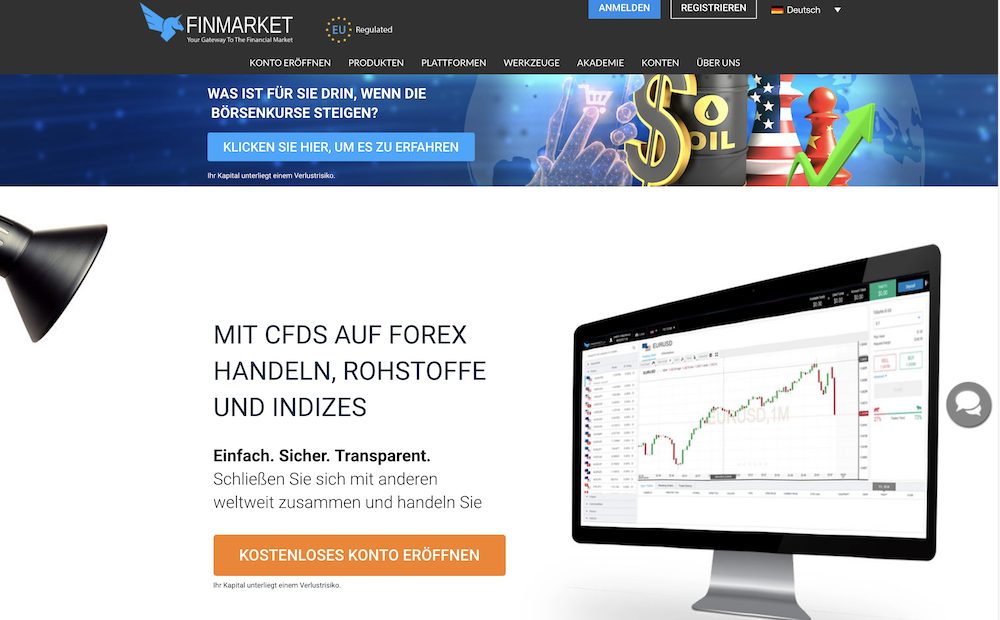 FinMarket Webseite