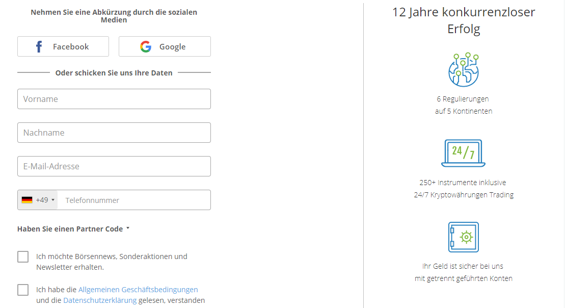 Nutzen Sie das Avatrade Demokonto