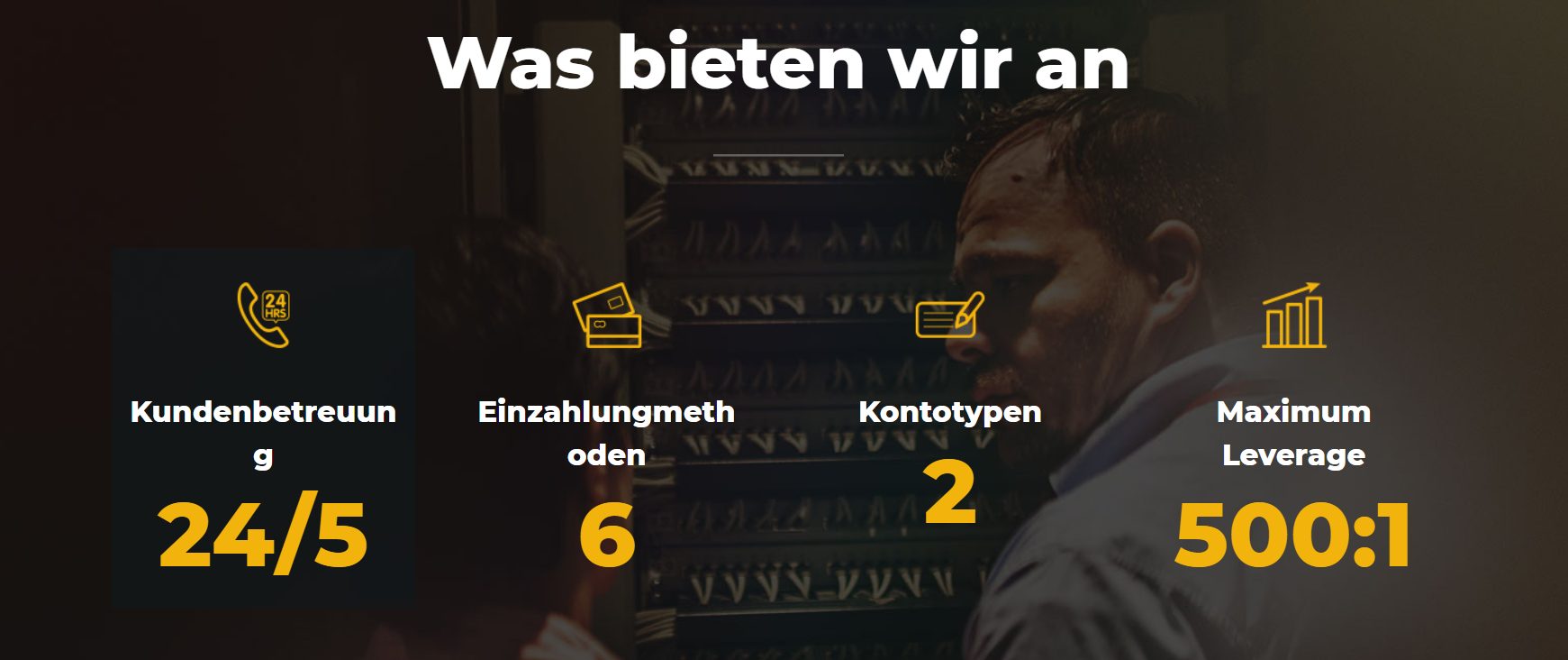 Das bietet Eightcap unter anderem an