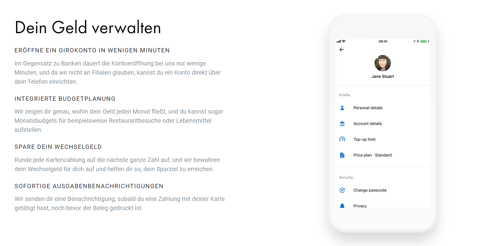 Verwalten Sie Ihr Geld einfach mit Revolut