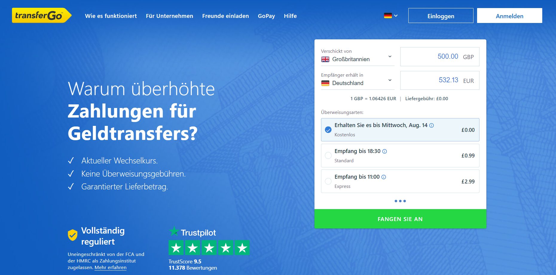 TransferGo Erfahrungen