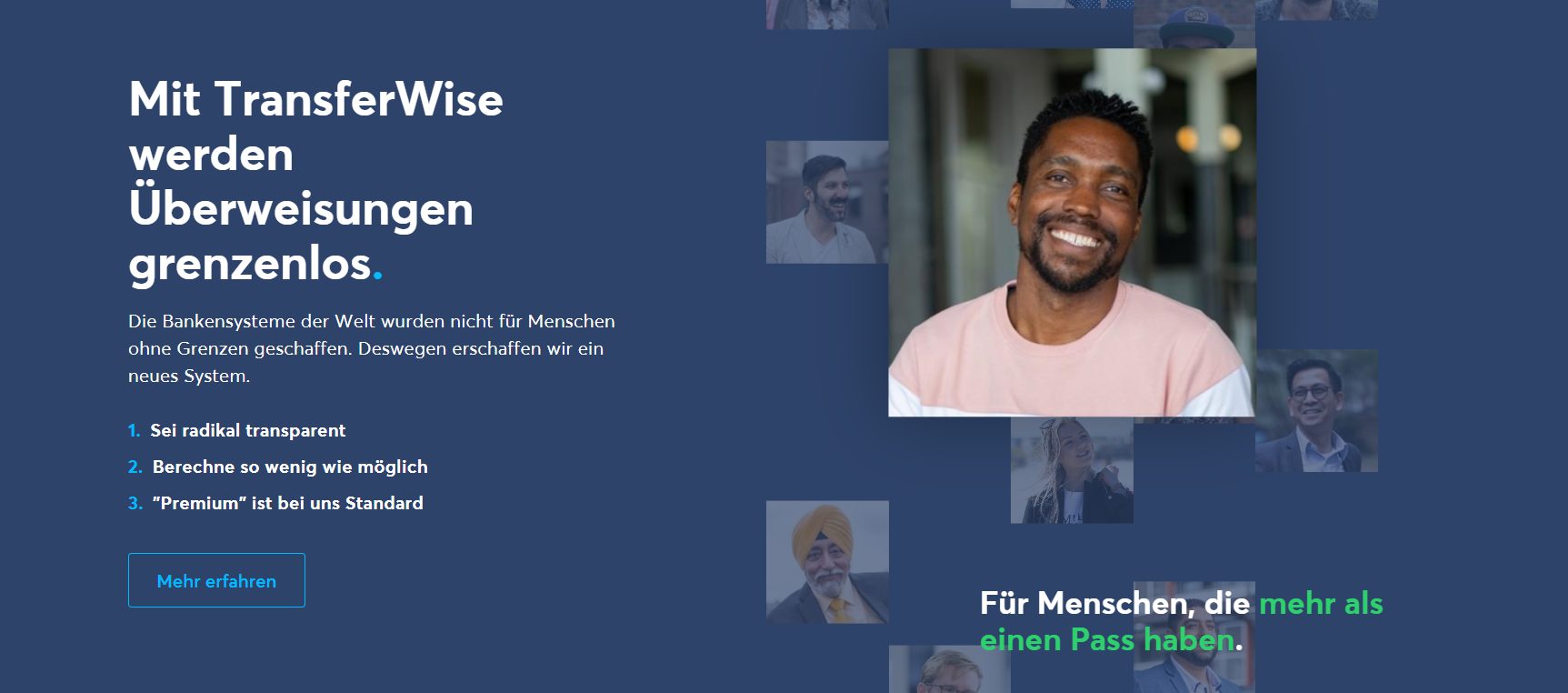 TransferWise bietet grenzenlose Überweisungen an