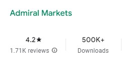 Admiral Markets Erfahrung GooglePlaystore
